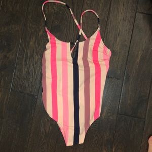 Striped one piece